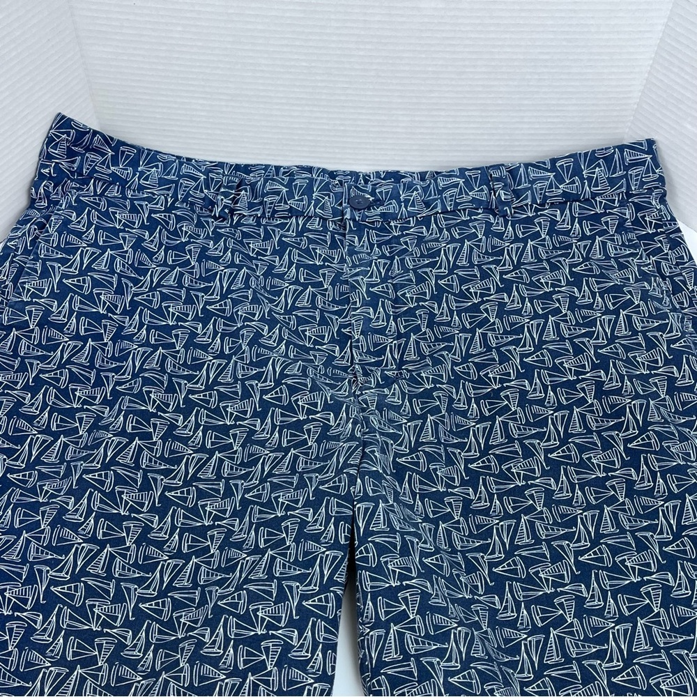 Vineyard Vines Men's Cotton All Over Saliboat Print Chino Shorts Size 42; Preppy - Picture 5 of 10